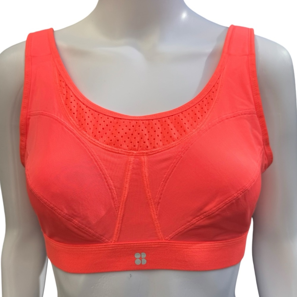 Sweaty Betty Orange Ultra Running Sports Bra Size 36C EUC